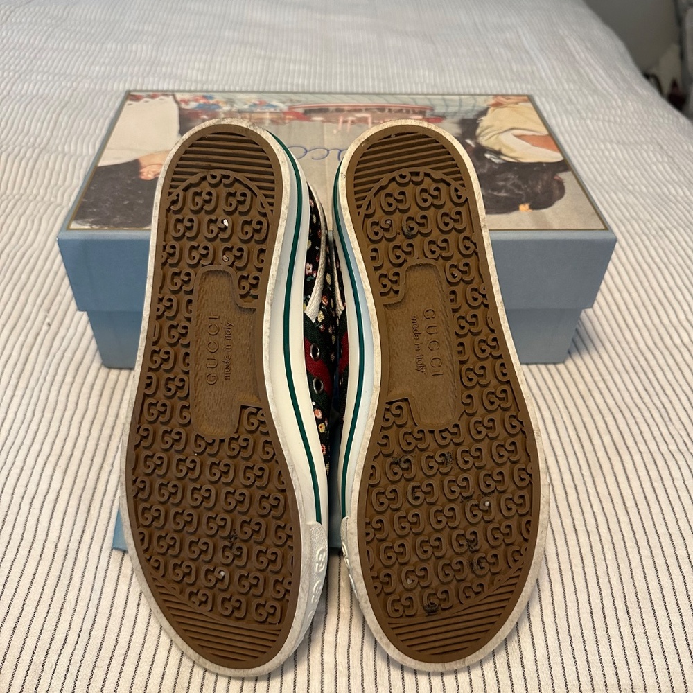 Gucci Liberty Of London X Gucci Tennis 1977 Floral Shoes - Picture 6 of 8